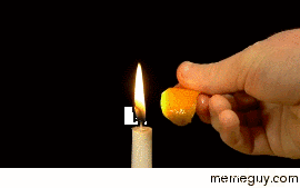 Orange peel flamethrower