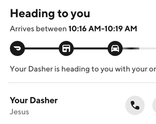 Ordered brunch on Christmas Eve morning was surprised to see the Dasher is the birthday boy himself Glad I gave a big Christmas tip
