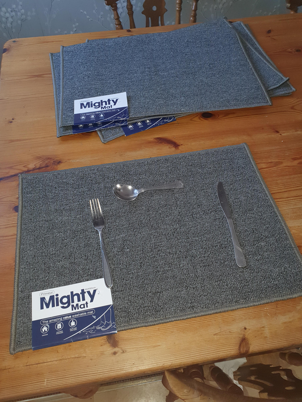 Ordered  dining room place mats and Tesco swapped them for  door mats instead for delivery Anyone beat that