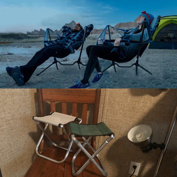 Ordered some reclining camping chairs online
