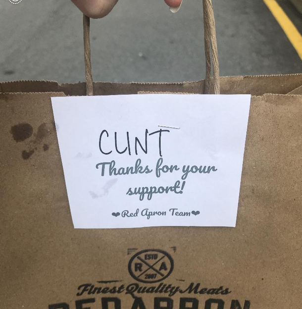 Ordered takeaway for Lynn- apparently they heard Clint or didnt like my tone