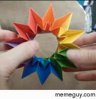 Origami firework