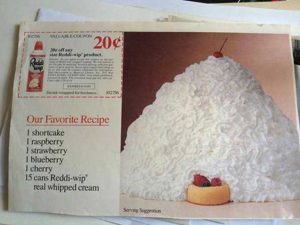 Our Favorite Recipe with a visual Serving Suggestion