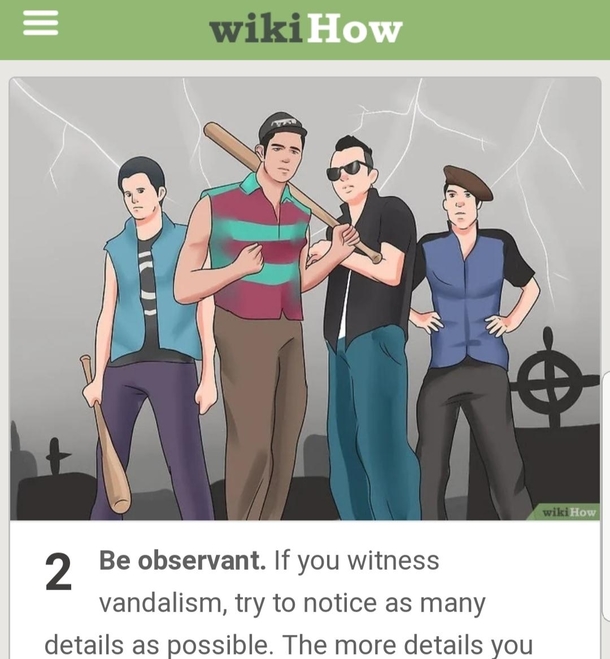 Our fence was recently graffitied so I was trying to researching how to go about reporting it to the city needless to say I think this WikiHow article will do the trick My moneys on the hooligan on the right in the French beret
