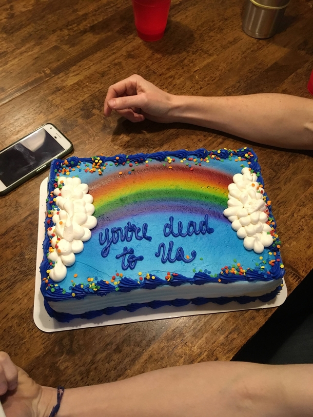 Our friends are leaving California for Michigan