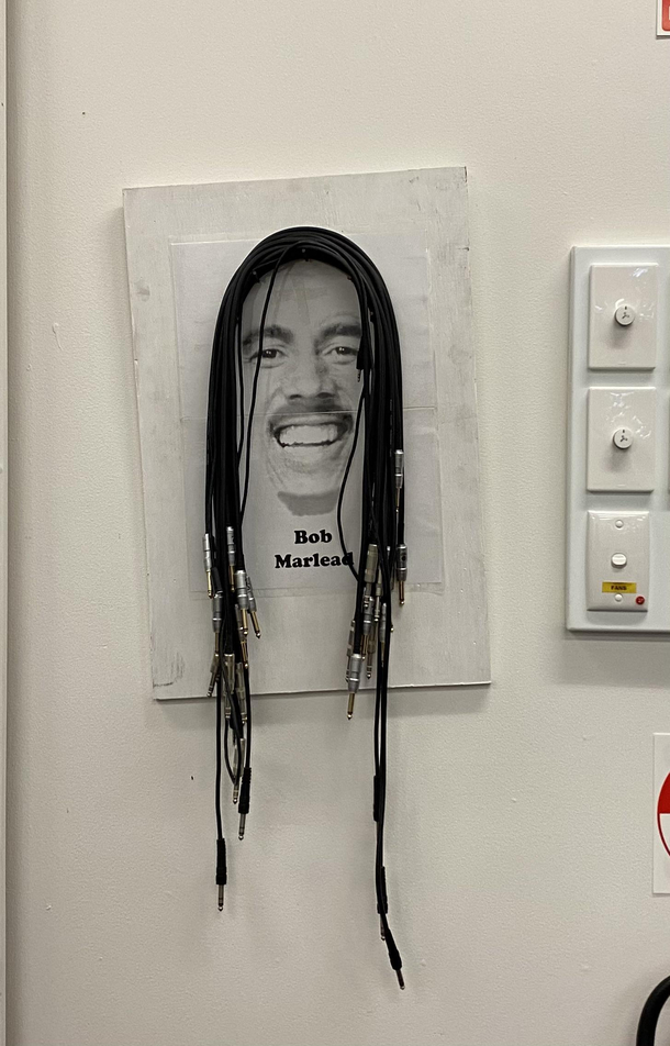Our music teacher is funny Bob Marlead