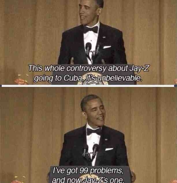 Our president ladies and gentlemen