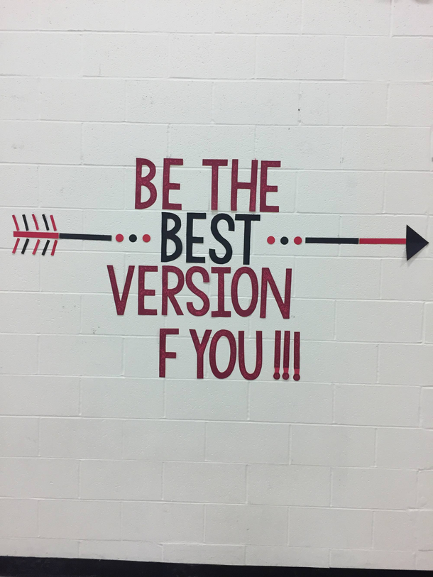 Our school sends out positive vibes
