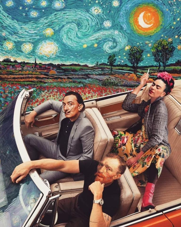 Out for a fun drive an internet find would be great to find out the author of this one - superbly done