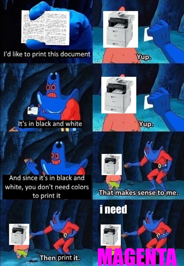 Out of Ink