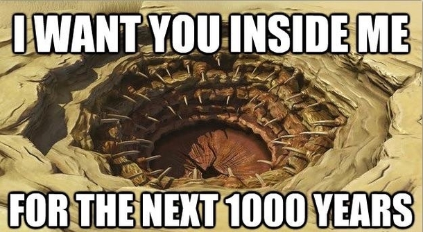 Overly attached sarlacc