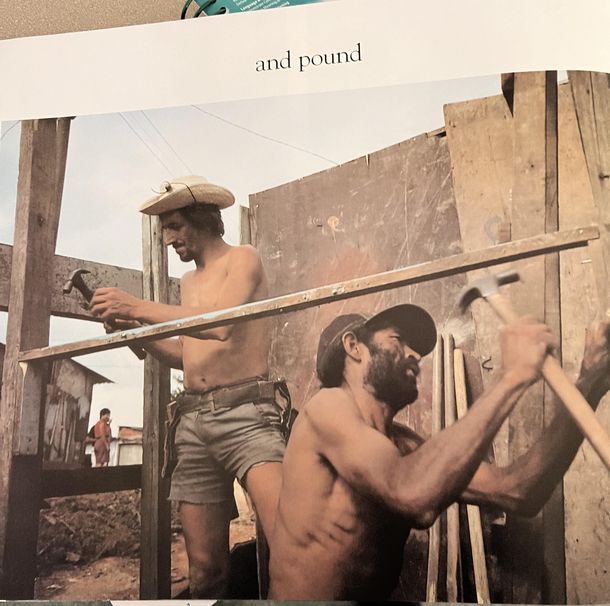 Page of a Big Book about Tools in Kindergarten