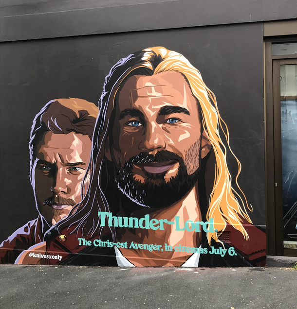 Painted on a cinema near me