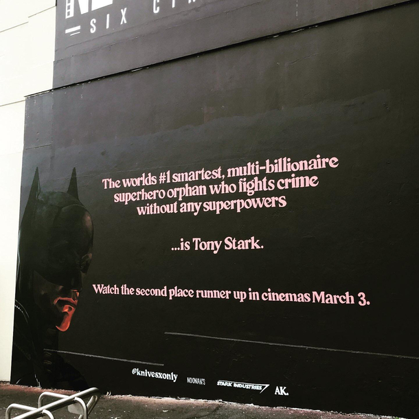 Painted on the side of a cinema near me