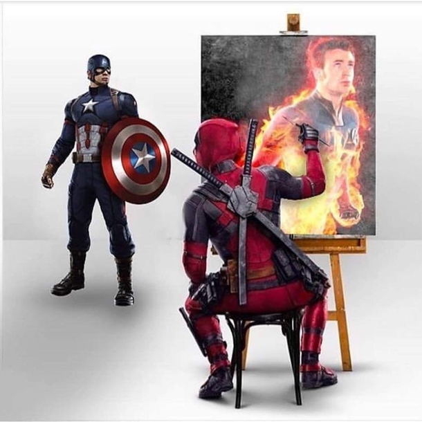 Painting the captain