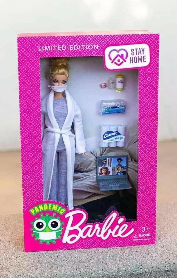 Pandemic barbie could be called Netflix and Chill barbie