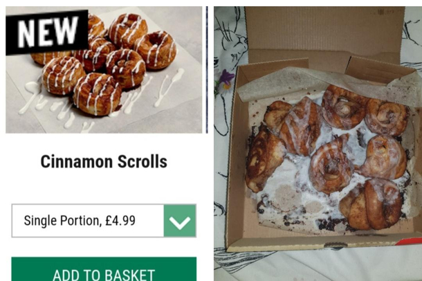 Papa Johns new cinnamon scrolls