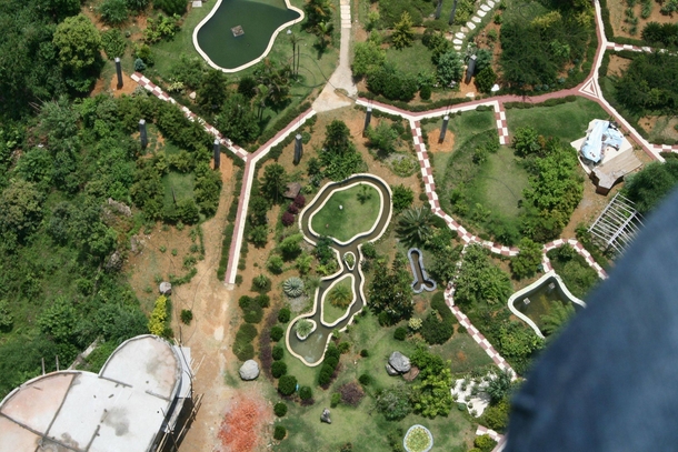 Paragliding over beautiful Nepal yet somehow I see a penis pool from  meters in the air