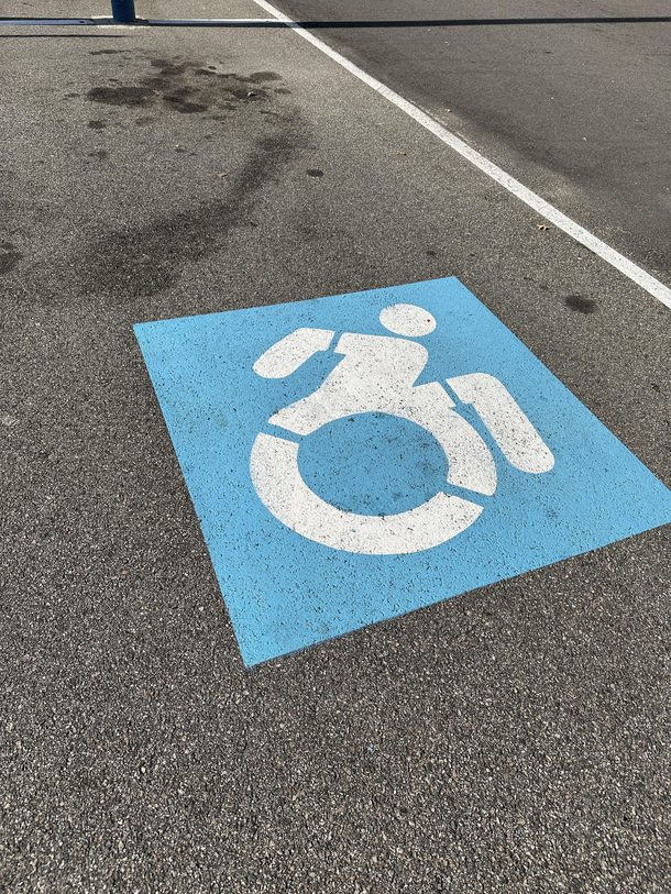 Paralympic parking only