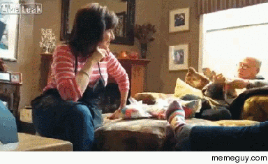 Parents receive Grandma and Grandpa cookbooks - Grandma gets the hint Grandpa not so much