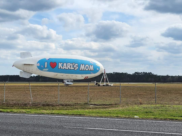 Parked at the Airport right next to my house
