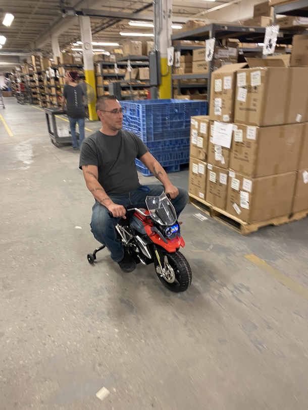 Part of my job is testing new technologies and equipment for the company