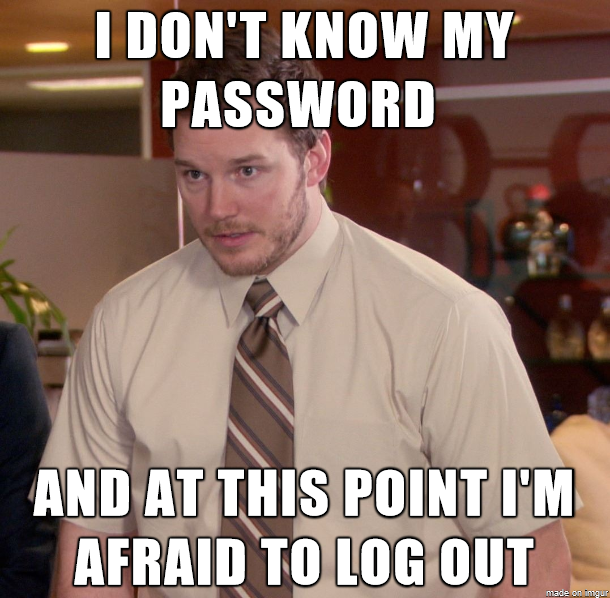 password savers are really convenient but