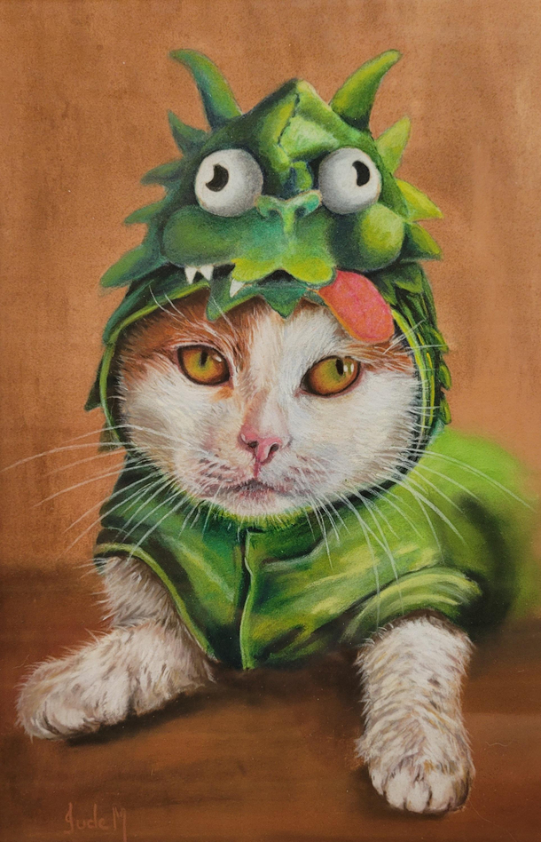 Pastel Portrait of my Cat