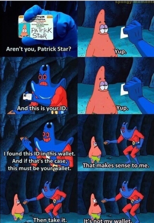 Patrick Star made my childhood