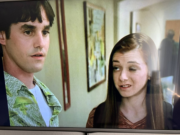 Paused Buffy to get lunch and came back to see this