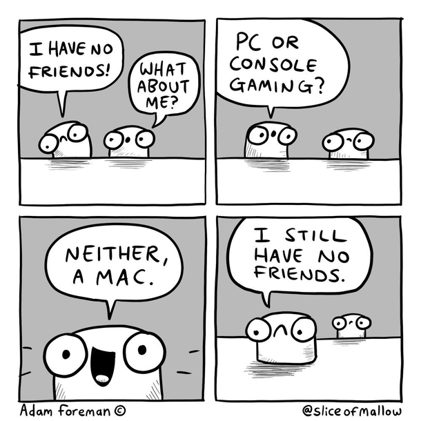 PC or Console Gaming  Marshmallows OC