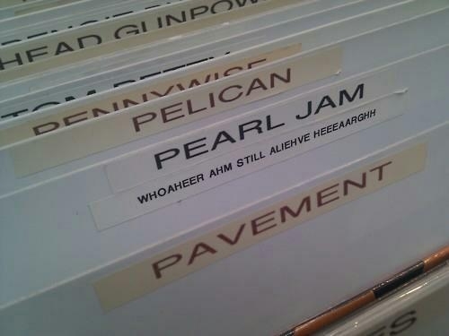 Pearl Jam lyrics