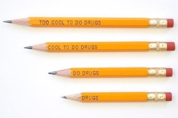 Pencils given out to schoolchildren in the nineties