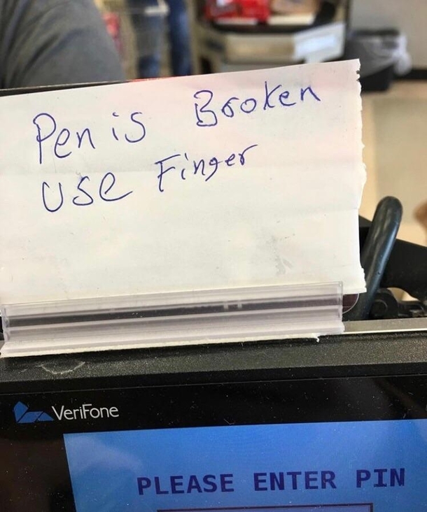 Penis Broken Use Finger