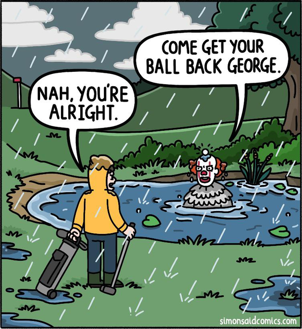 Pennywise the dancing clown caddy
