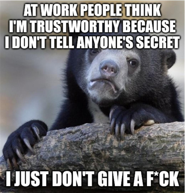 People are just not as interesting as they think __