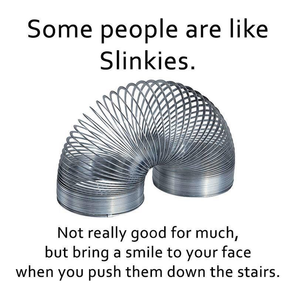 People are slinkies
