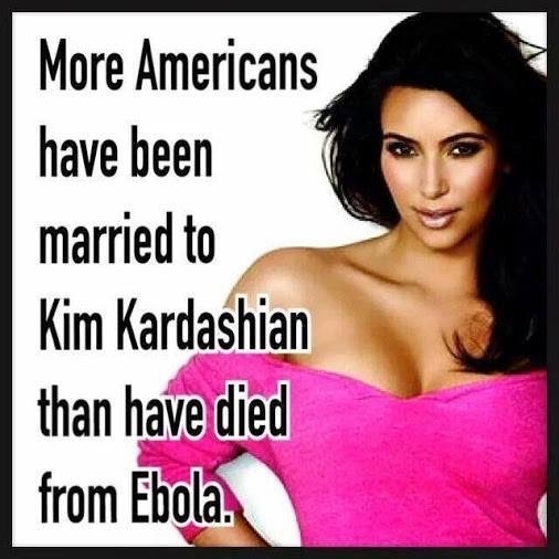 People freaking out about how bad Ebola is but