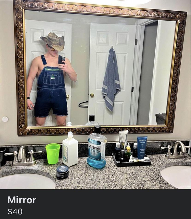 People selling mirrors are the best