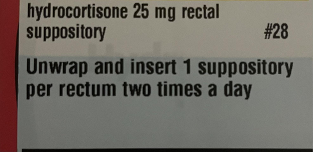 Per rectum