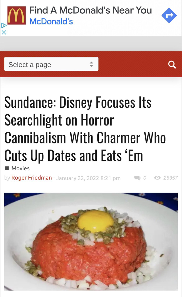 Perfect McDonalds Ad Placement