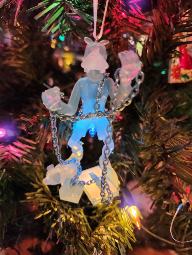 Perfect Placement of blue light for Ghost Goofy from Mickeys Christmas Carol