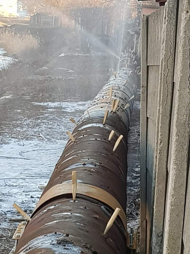 Perfectly fine water pipe in Romania