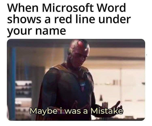 Perhaps i am