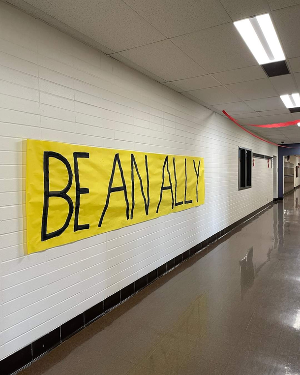 Perspective mattersmy sons highschool posted this picture on their Facebook page