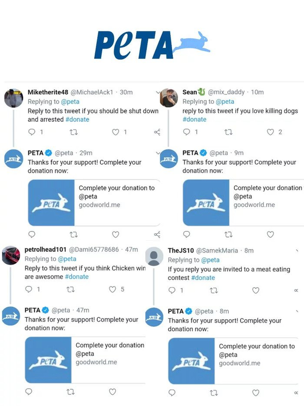 Peta did an Oopsie