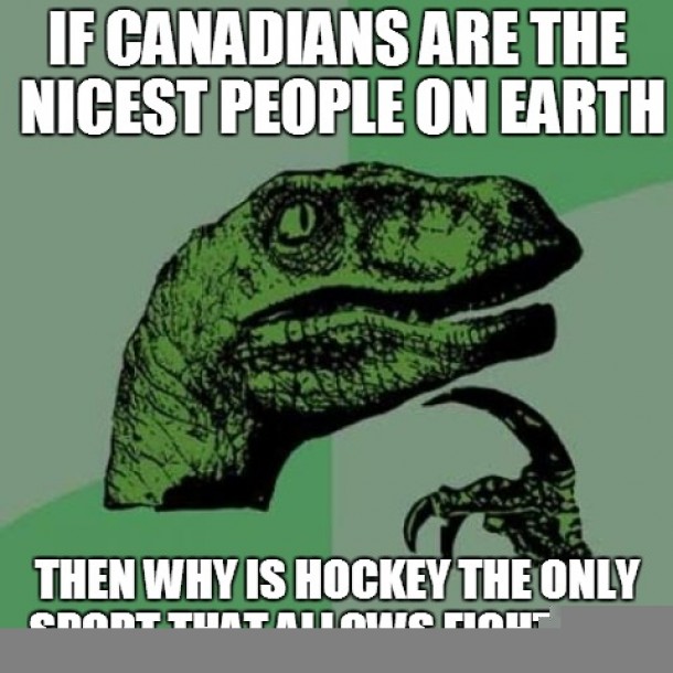 Philosoraptor on Hockey