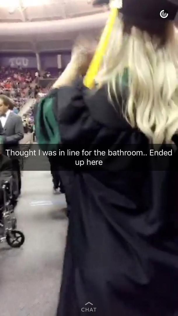 Pic #1 - A buddy of mine was at his sisters graduation and ended up in the wrong place