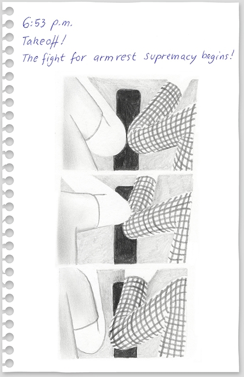 Pic #1 - A visual diary documenting a flight from NY to Berlin with a stopover in London
