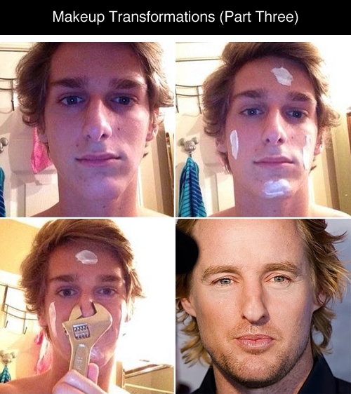 Pic #1 - Amazing Guy makeup transformation